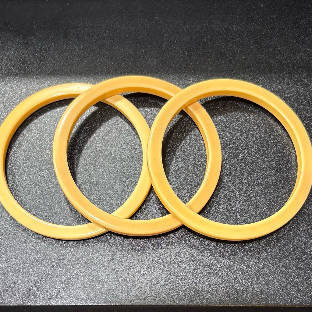 Chic Yellow Bracelet Trio 55$